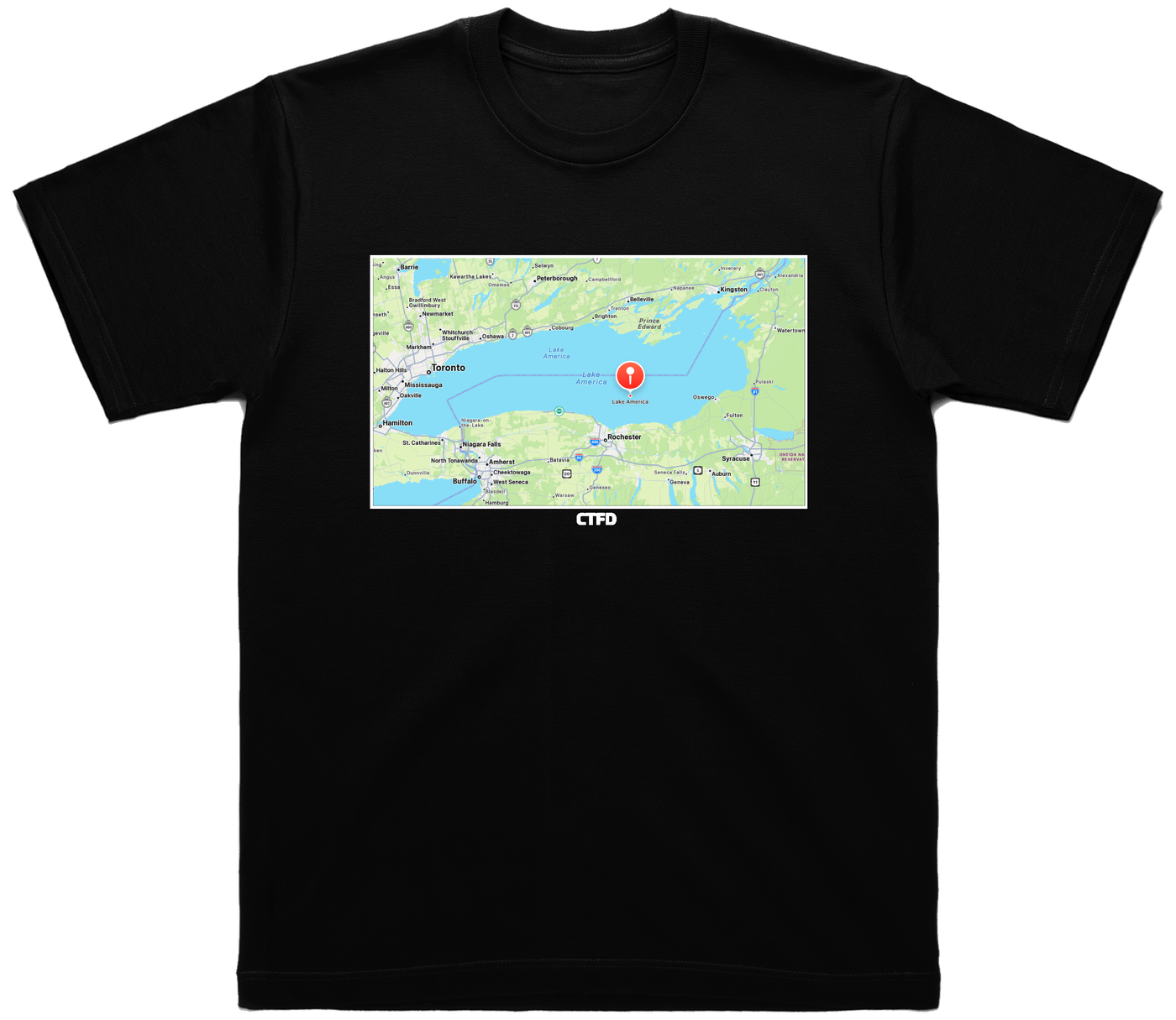 Lake America Tee Black