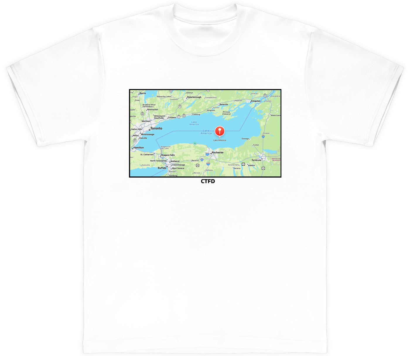 Lake America Tee White